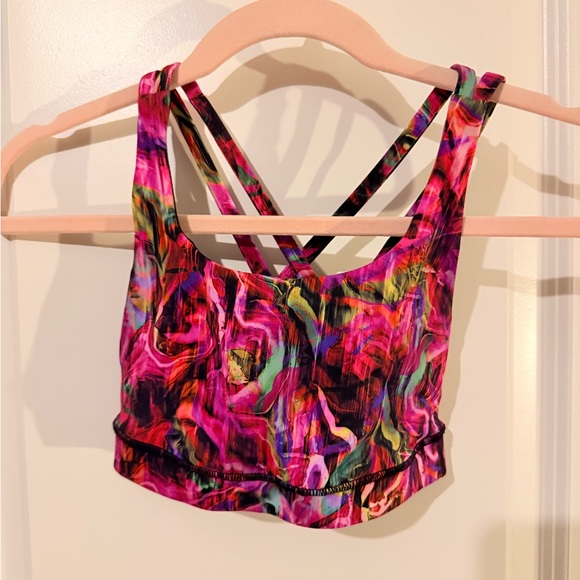 lululemon athletica Other - lululemon athletica Multicolor Abstract Print Sports Bra